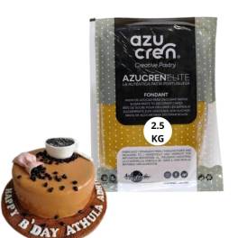 Pasta de Zahar Fondant Elite 3in1 (Acoperit,Modelare,Flori) - CAFE - 2,5 kg - AzuCren