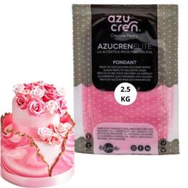 Pasta de Zahar Fondant Elite 3in1 (Acoperit,Modelare,Flori) - ROZ- 2,5 kg - AzuCren
