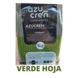Pasta de Zahar Fondant Elite 3in1 (Acoperit,Modelare,Flori) - VERDE FRUNZA - 1kg - AzuCren