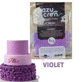 Pasta de Zahar Fondant Elite 3in1 (Acoperit,Modelare,Flori) - VIOLET - 1kg - AzuCren