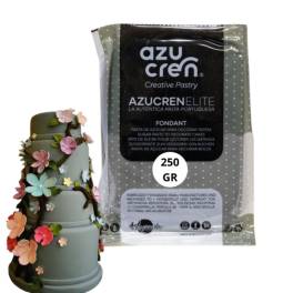 Pasta de Zahar Fondant Elite 3in1 (Flori,Acoperit,Modelare) - GRI - 250 gr - AzuCren