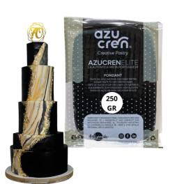 Pasta de Zahar Fondant Elite 3in1 (Flori,Acoperit,Modelare) - NEGRU - 250 gr - AzuCren