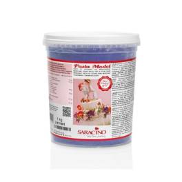 Pasta de Zahar pentru modelare figurine,flori  - 1 kg - LILIAC/VIOLA - Saracino - Anyta Cooking 