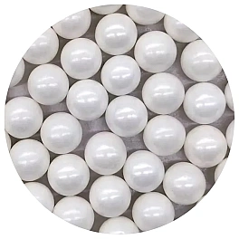 Perle / Perlute din zahar 14mm - Alb / White - 1kg - Pastry Colours