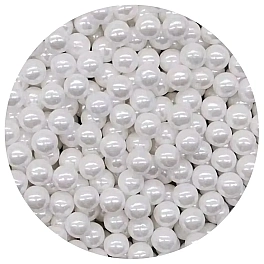 Perle / Perlute din zahar 7mm - Alb Perlat / White - 1kg - Pastry Colours