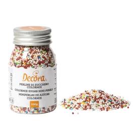 Perle colorate din zahar -COLORMIX- 100 gr - Decora