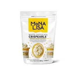 Perle Crispearls din Ciocolată Albă-800g - Mona Lisa - Callebaut
