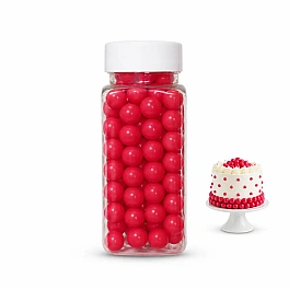 Perlute din Zahar 10 mm - Rosu / Red - 100 gr - Dr Gusto