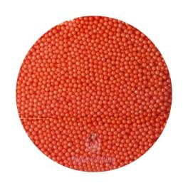 Perlute din Zahar 2 mm - Portocaliu Sidefat - 1kg - Dr Gusto