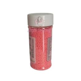 Perlute din Zahar 2 mm - Roz / Pembe - 90 gr - Dr Gusto