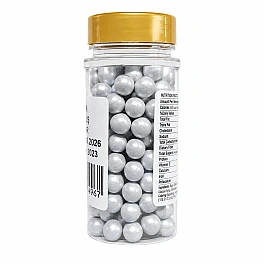 Perlute din Zahar 8 mm - ARGINTI / SILVER - 90 gr - Dr Gusto