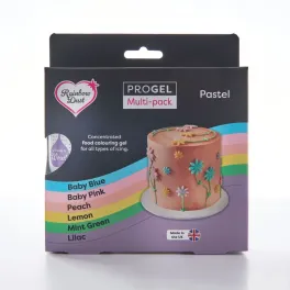 Set 6 buc Colorant GEL MULTIPACK CULORI PASTEL - 6x25g - Rainbow Dust ProGel