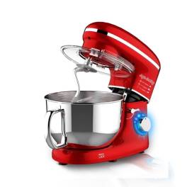 Robot de Bucătărie Mixer cu bol de 6.2 L - 1500W - Roșu - Anyta Cooking