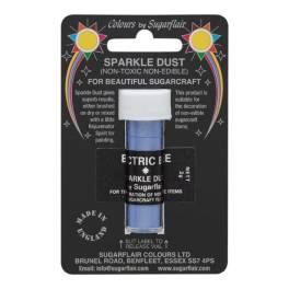 Sclipici decorativ necomestibil -2 gr -albastru electric / ELECTRIC BLUE - Sugarflair