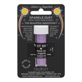 Sclipici decorativ necomestibil -2 gr -Violet strălucitor / VIOLET SHEEN - Sugarflair