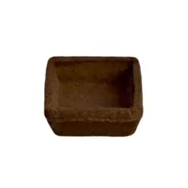 Coji de mini tarta patrate108 buc - cacao 30x30 mm - Cassibba