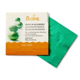Set 150 buc Foite de ambalare-VERDE-10 x 10 cm-Decora
