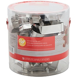 Set 18 buc decupatoare din inox - model Craciun - Wilton