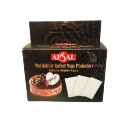 Set 24 foi de vafa decorativa - Dreptunghi Margine Zimtata - 5 x 9 cm - Apsal