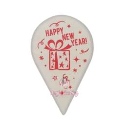 Set 240 buc decor din ciocolata - 70X45mm - Happy New Year (L)