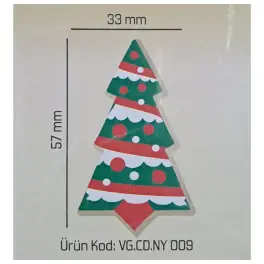 Set 320 buc decor din ciocolata - Brad de Craciun