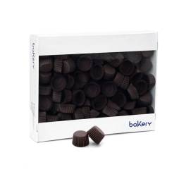 Set 2500 buc Forme de copt minibriose-ø 32 x 22 h mm-Maro-Decora