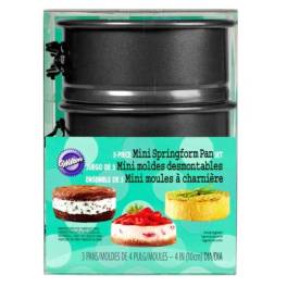 Set 3 buc Forma de copt  minitort - Ø 10 cm - Wilton