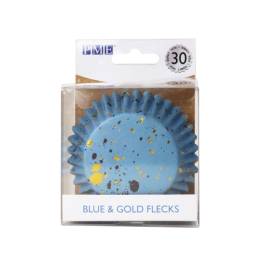 Set 30 buc Forme de copt briose - BLUE&amp;GOLD - PME