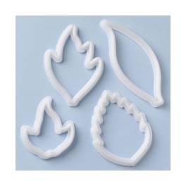 Set 4 Decupatoare Frunze - FMM