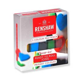 Set 5 buc Fondant MULTICOLOR-5x100gr-Renshaw