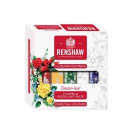 Set 5 buc Fondant MULTICOLOR pentru flori-500 gr-Renshaw