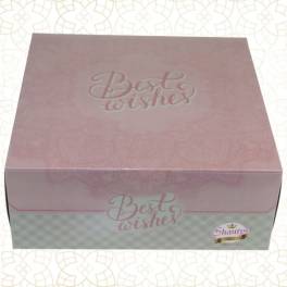 Set  5 Cutii pentru tort Classic cu inaltime reglabila - 25 x 25 x 15/23 cm-Shantys