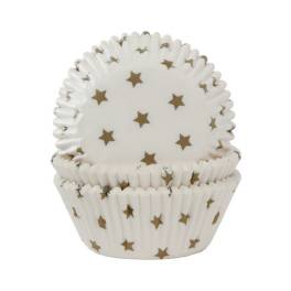 Set 50 buc Forme de copt - Star Gold - House of Marie