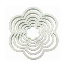 Set 6 buc Decupatoare din plastic - FLOWER- Pme