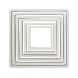 Set 6 Decupatoare din Pastic Patrate - PME