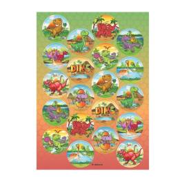 Set Decor Comestibil din Vafa,Dinosauri , Zero- DeKora
