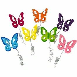  Set decor comestibil - Fluturi multicolori - Anyta Cooking 