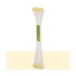 Set Stamine Flori Mici – 50 bucati – Alb Fildes / Fine Plain Ivory – JEM