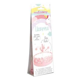 Set Topper si Wrapper pentu tort - UNICORN- ScrapCooking