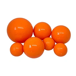 Sfere comestibile PORTOCALII - set 7 buc pentru decorarea deserturilor – Anyta Cooking
