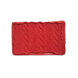 Mulaj din silicon Macrame (M3064) - 9 x 14 cm - Anyta Cooking