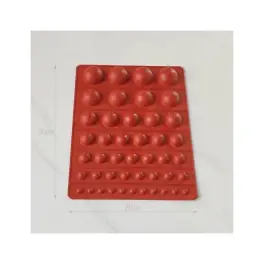 Mulaj din silicon Semisfere (SPH90) - ø 1 - 4 cm - Anyta Cookig