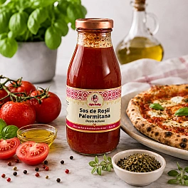 Sos de rosii 100% natural Palermitana cu ulei de maslinie - 250g - Anyta Cooking