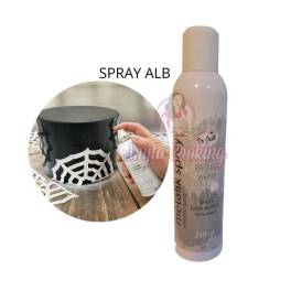 Spray Colorant Metalizat 250 ml - Alb/White - Dr Gusto