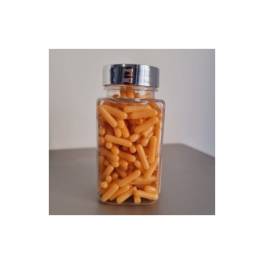 Sprinkles Rods-Decor Zahar Tije - 100 gr - Portocaliu/Soft Somon - Dr Gusto