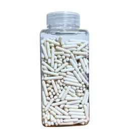 Sprinkles Rods-Decor Zahar Tije - 250 gr - Alb - Dr Gusto