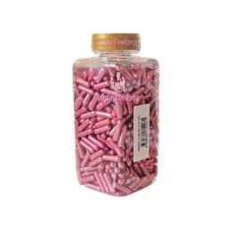 Sprinkles Rods-Decor Zahar Tije - 250 gr - Roz - Dr Gusto