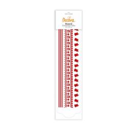 Stencil Christmas Gifts/ Cadou de Craciun- 7 x 30 cm - Decora