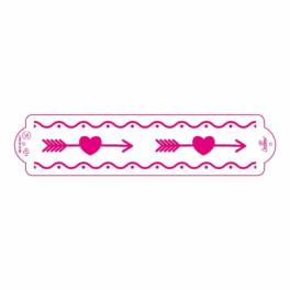 Stencil Love 7x30 CM - Decora