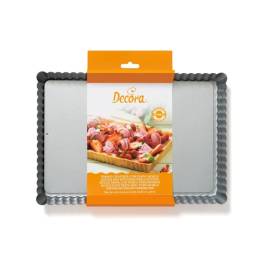 Tava Dreptunghiulara Festonata-cu baza detasabila-32x22xh3.5cm - Decora